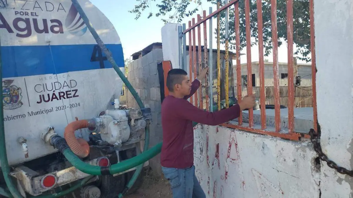 cruzada por el agua